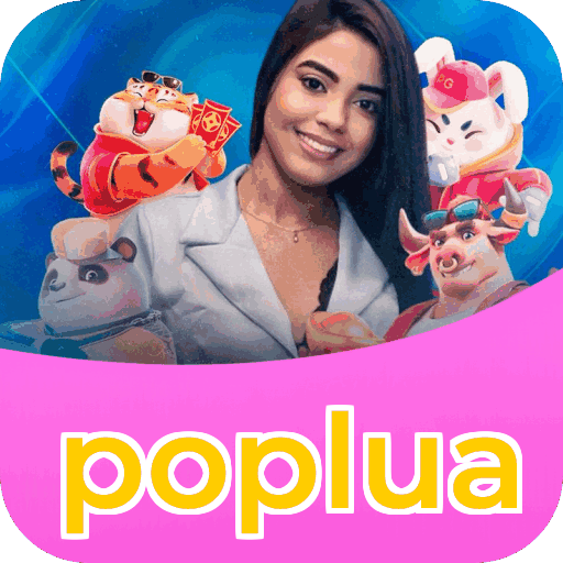 Passo a passo visual mostrando processo de download e instalação do aplicativo poplua