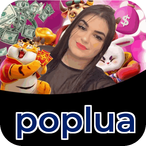 Interface do aplicativo poplua mostrando jogos disponíveis no iOS e Android